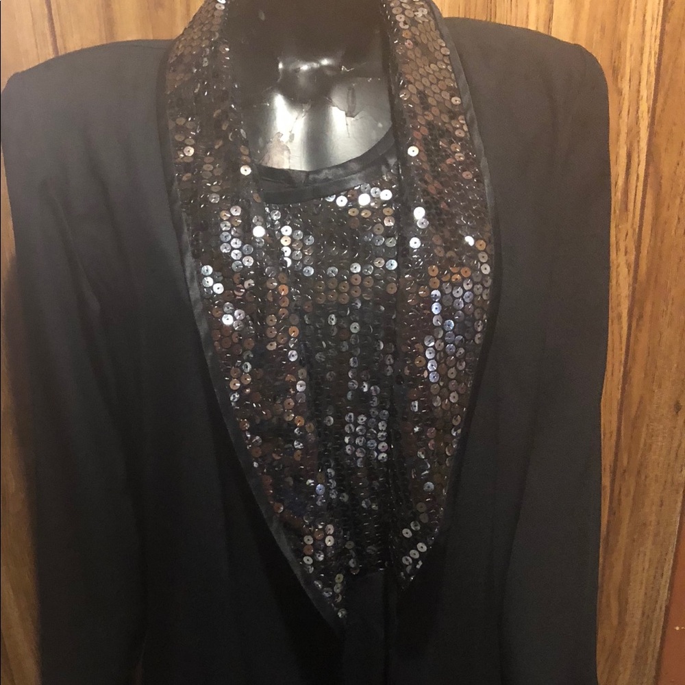 Vintage J. R. NITES Short Romper with Blazer set